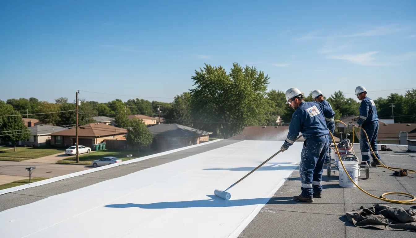 Commercial roof coating in Lincolnville, KS near me